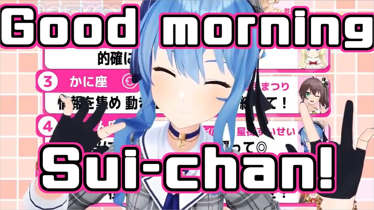 Suisei Ohayou-hololive highlights (March 2nd-8th 2020)
