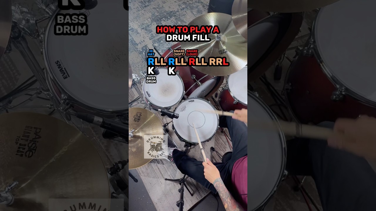 Drum like a PRO with this DRUM FILL 🥁
