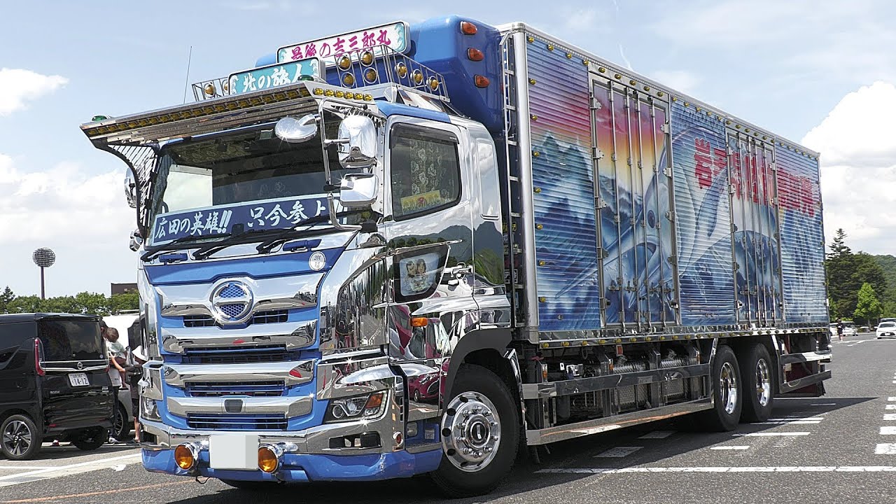 猛暑&灼熱ロード‼️デコトラ入場⤴️⤴️ 全国哥麿会 夏の全国大会2025