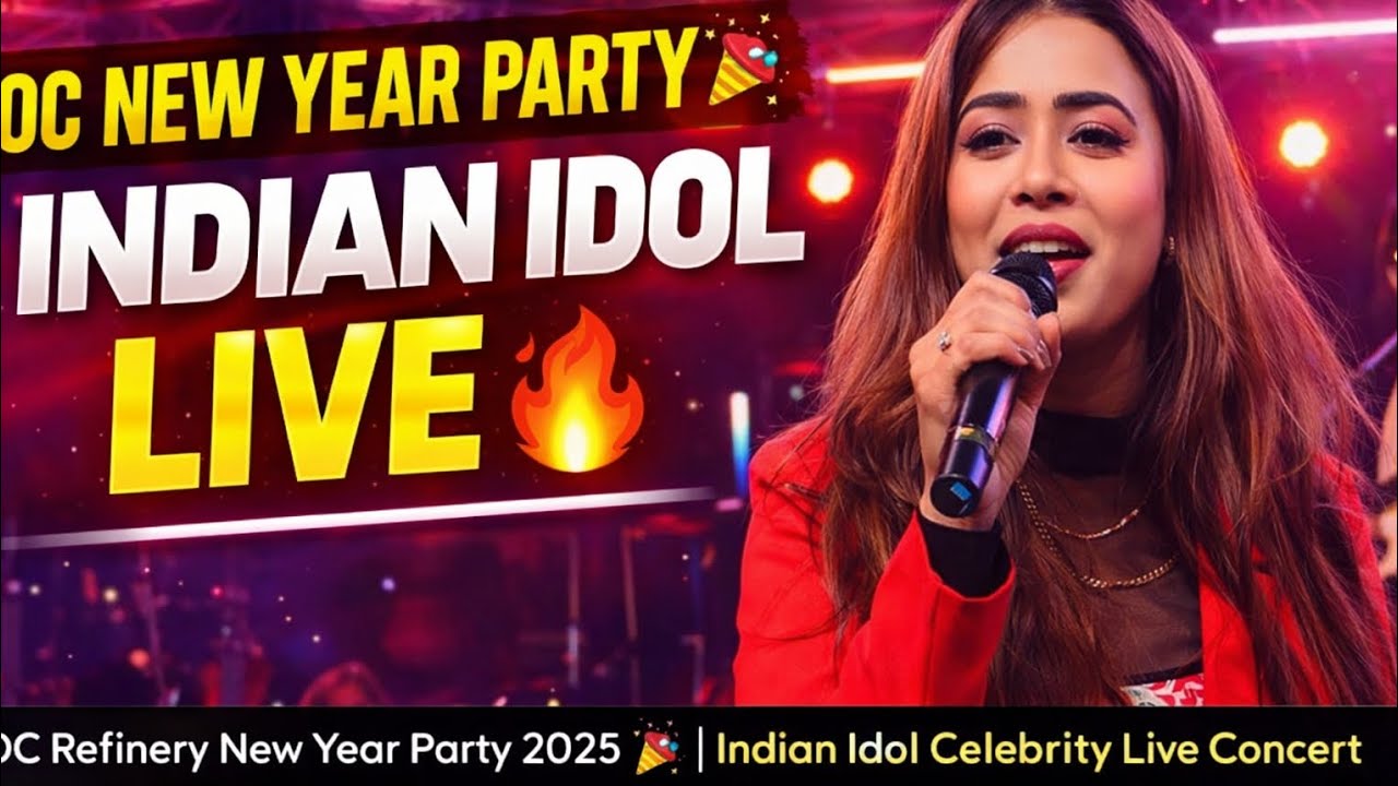 IOC Refinery New Year Party 2025 🎉 | Indian Idol Celebrity Live Concert 🔥🎤