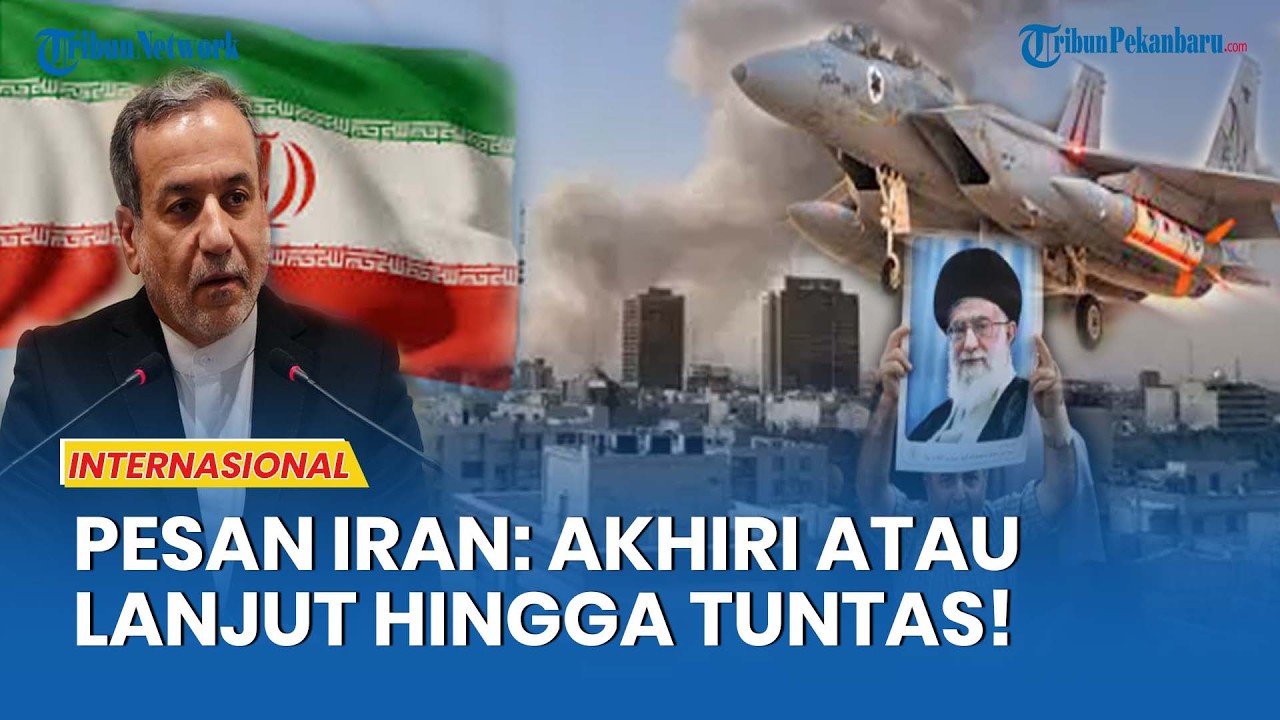 Iran Tolak Gencatan Senjata, Akhiri Perang Atau Lanjut Hingga Tuntas!