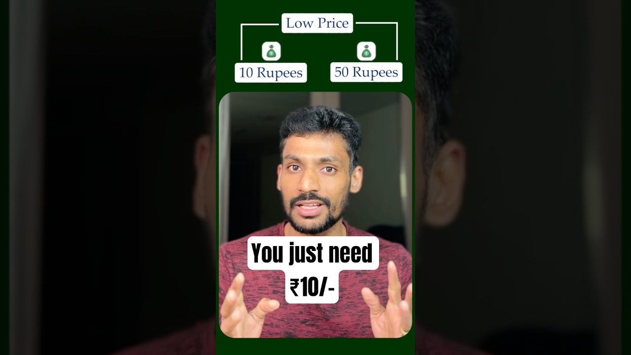 Can you invest ₹10/- in stock market? #pennystocks #etf