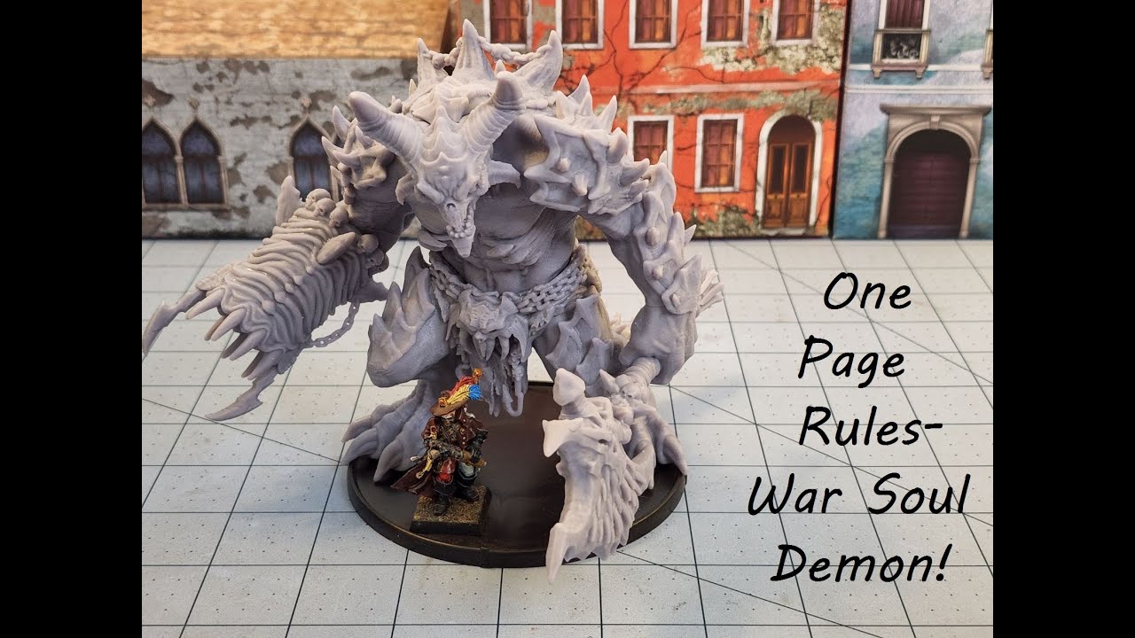 One Page Rules- War Soul Demons are BIG!