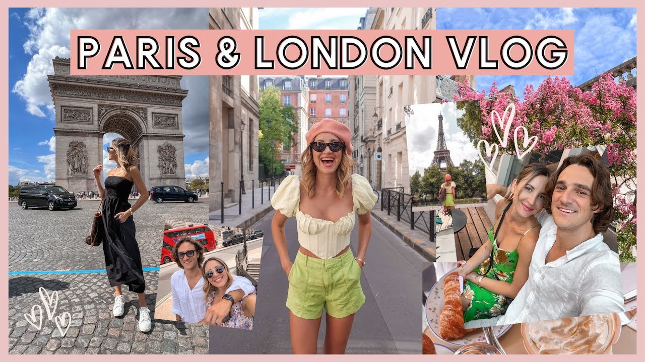 PARIS x LONDON VLOG: solo Paris trip and a London trip with my BF! (Europe summer travel vlog)