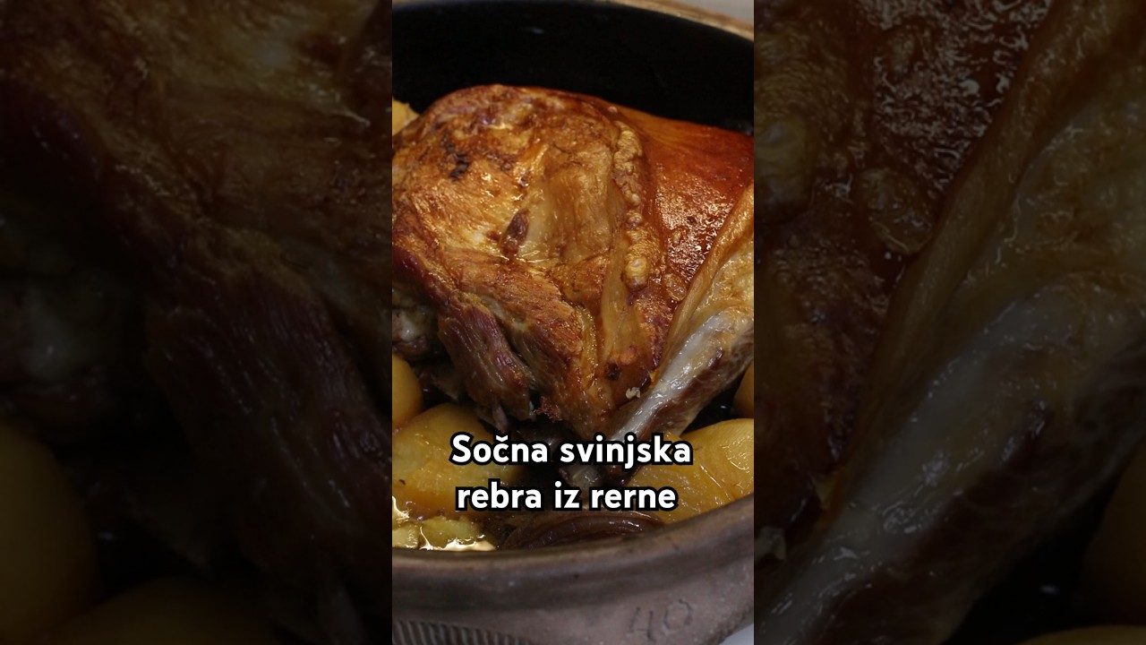 Rebra idu napolje bez noža, sočno pečena pod sačem #porkribs #food
