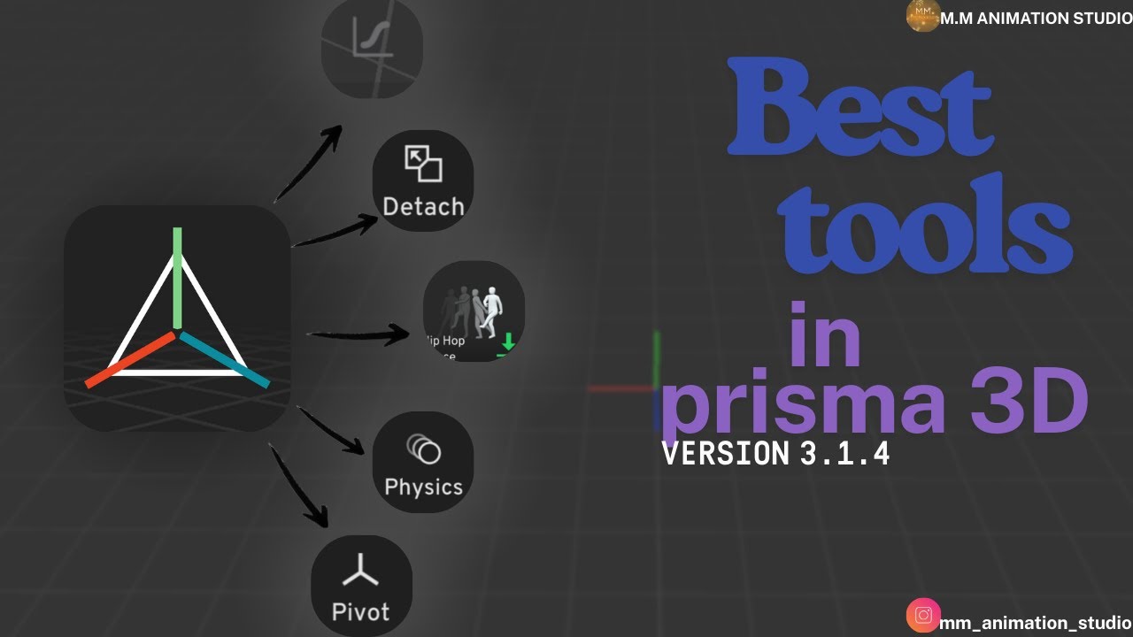 Best tools in prisma 3D version 3.1.4 | M.M ANIMATION STUDIO | 