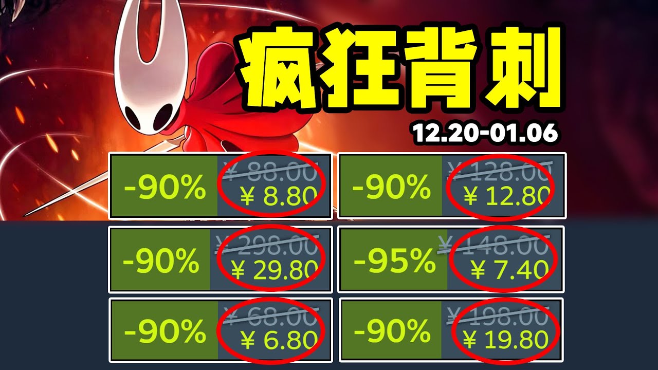 等等党大勝利！整整208款，2025最肝的一集！Steam冬促購買攻略大全！一個視頻玩轉冬促！【Steam冬季特賣/冬季促銷史低遊戲推薦】12.20-01.06