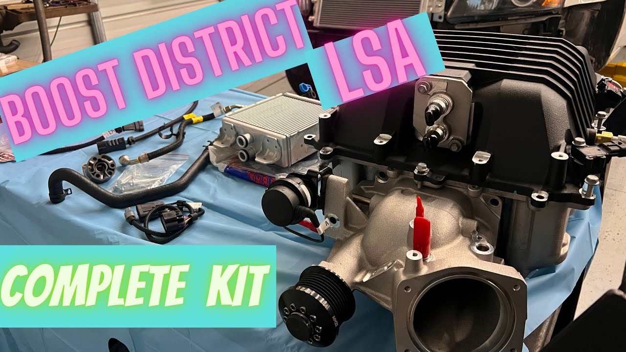 Unboxing our Boost District LSA Supercharger complete Kit