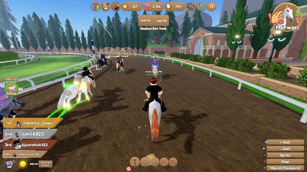 I come 9th place in horse racing lol