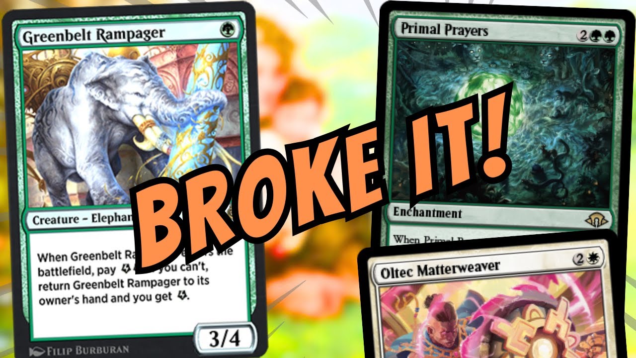 Truly BREAKING Primal Prayers COMBO ! | 5-0 Trophy | MODERN | MTGO