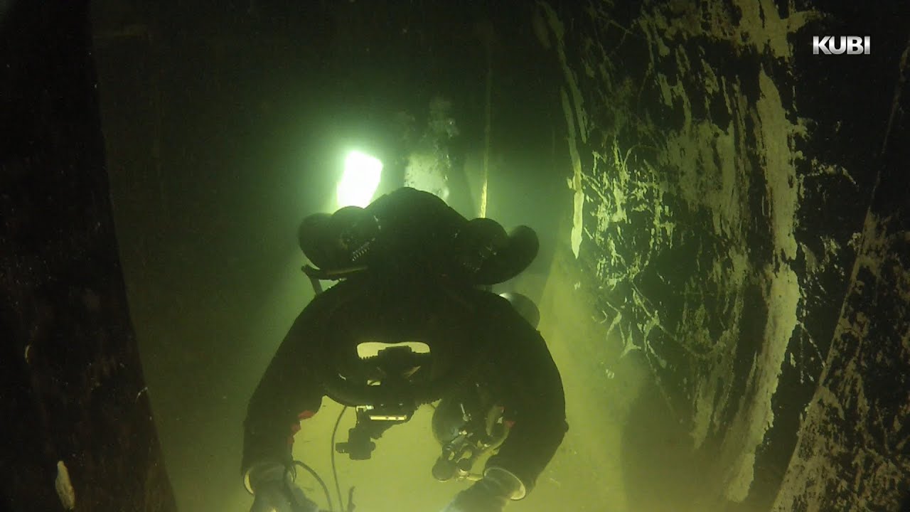 Flooded bunker from World War II