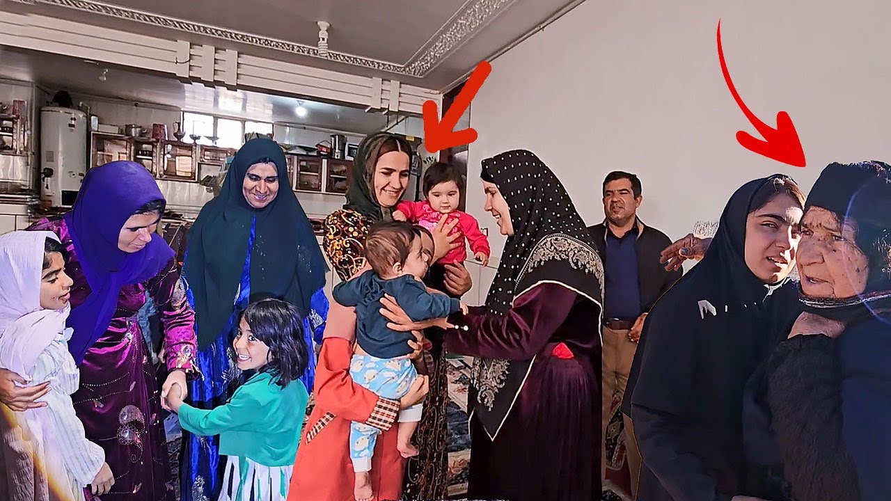 Doora nomads' party at the house of Mahbouba's sister
