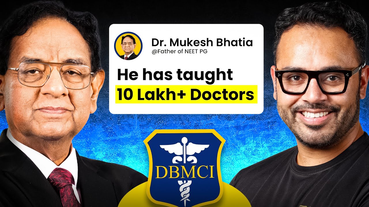 Dr. Mukesh Bhatia on How to Be Among The Top 1% Doctors | The Nachiket Bhatia Ep. 4