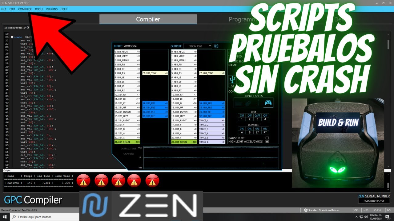 Как использовать скрипты шаг за шагом / Cronus Zen / Руководство Zen Studio №1