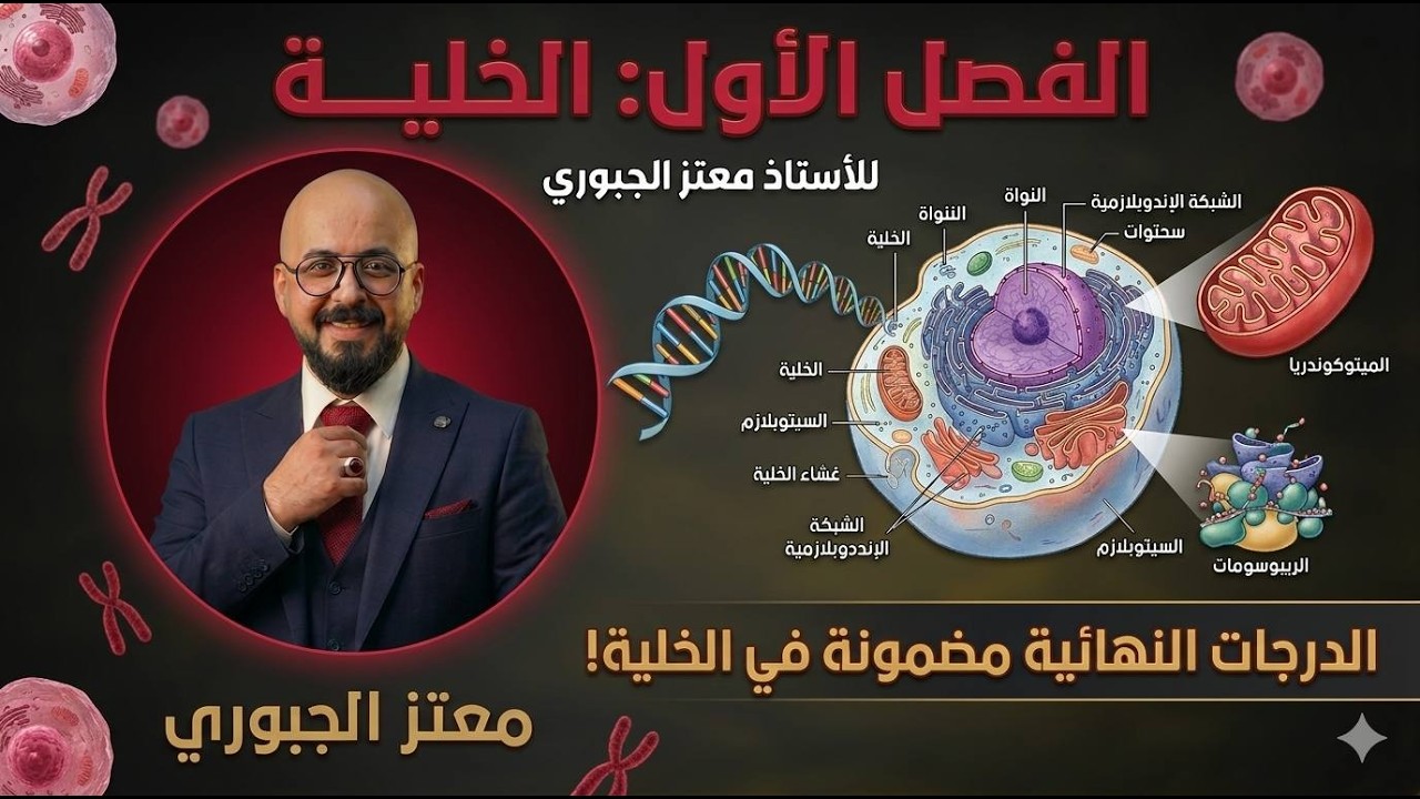 الفصل الاول -المايتوكوندريا والبلاستيدات -السادس الاعدادي2026