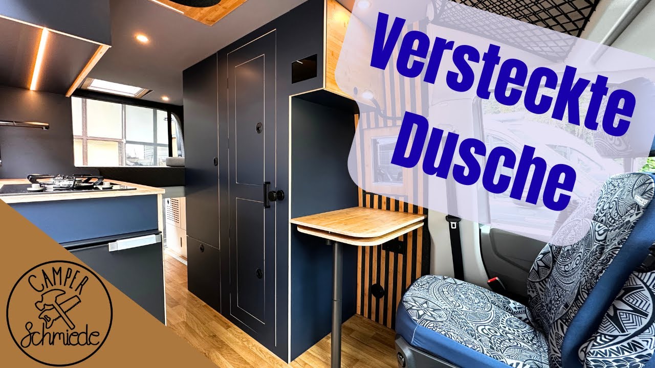 MAN TGE Leichtbau Camperausbau – Querbett + Hubbett & versteckte Dusche | Camper Schmiede“