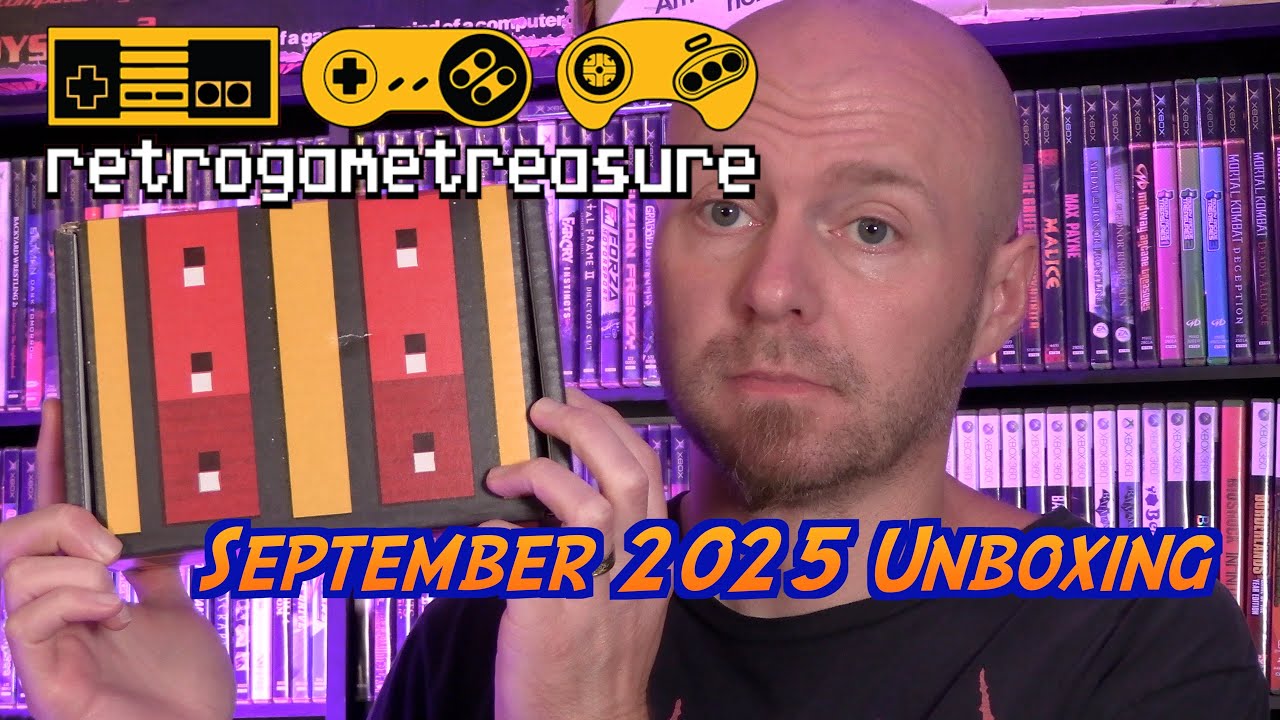 Retro Game Treasure - September 2025 Unboxing