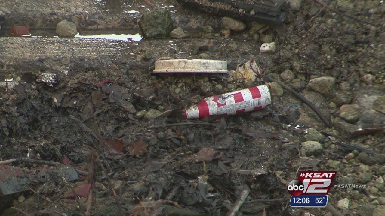 River Walk drained for cleaning, maintenance