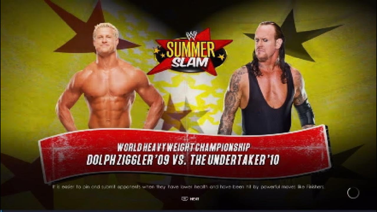 WWE 2K 🎮 SummerSlam - Champion vs. Champion - Dolph Ziggler vs. The Undertaker ⚰️