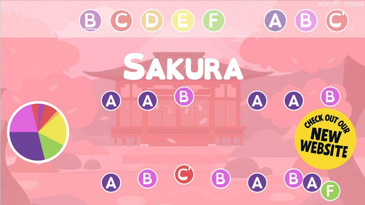 Sakura - PLAY ALONG Boomwhackers Deskbells