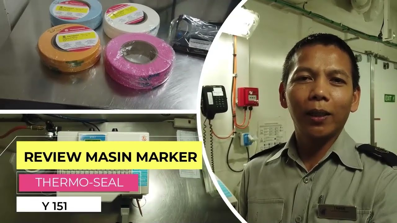 Review Mesin Marker Thermo seal Y151 || Main Laundry Kapal Pesiar Part