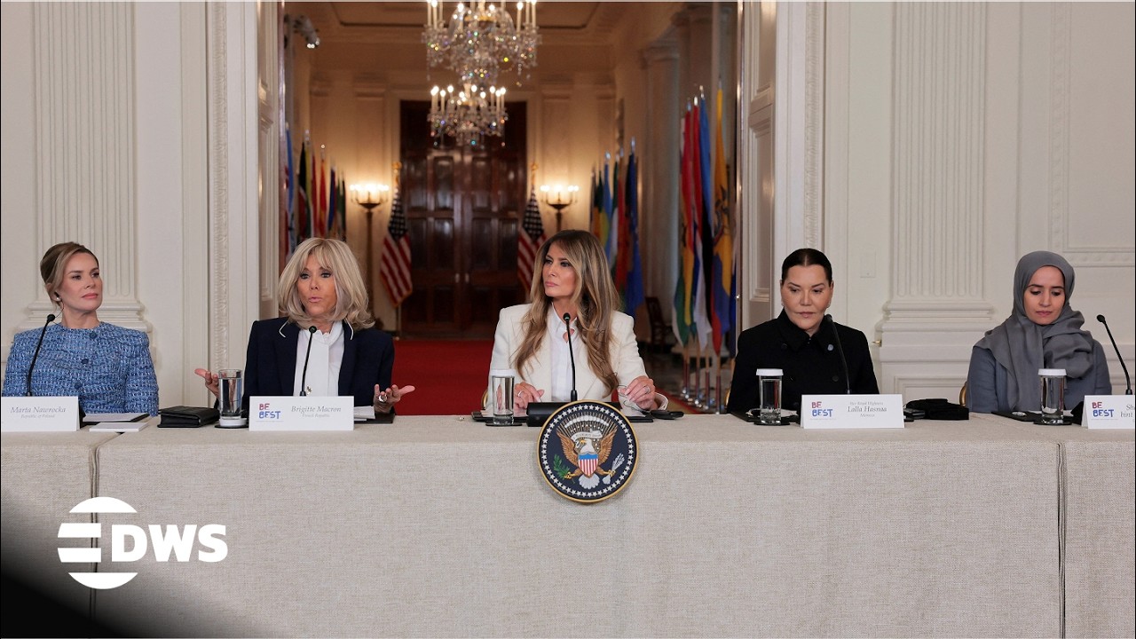PEŁNE WYDARZENIE: Melania Trump gości pierwszych małżonk&oacute;w i światowych lider&oacute;w na temat inicjaty...