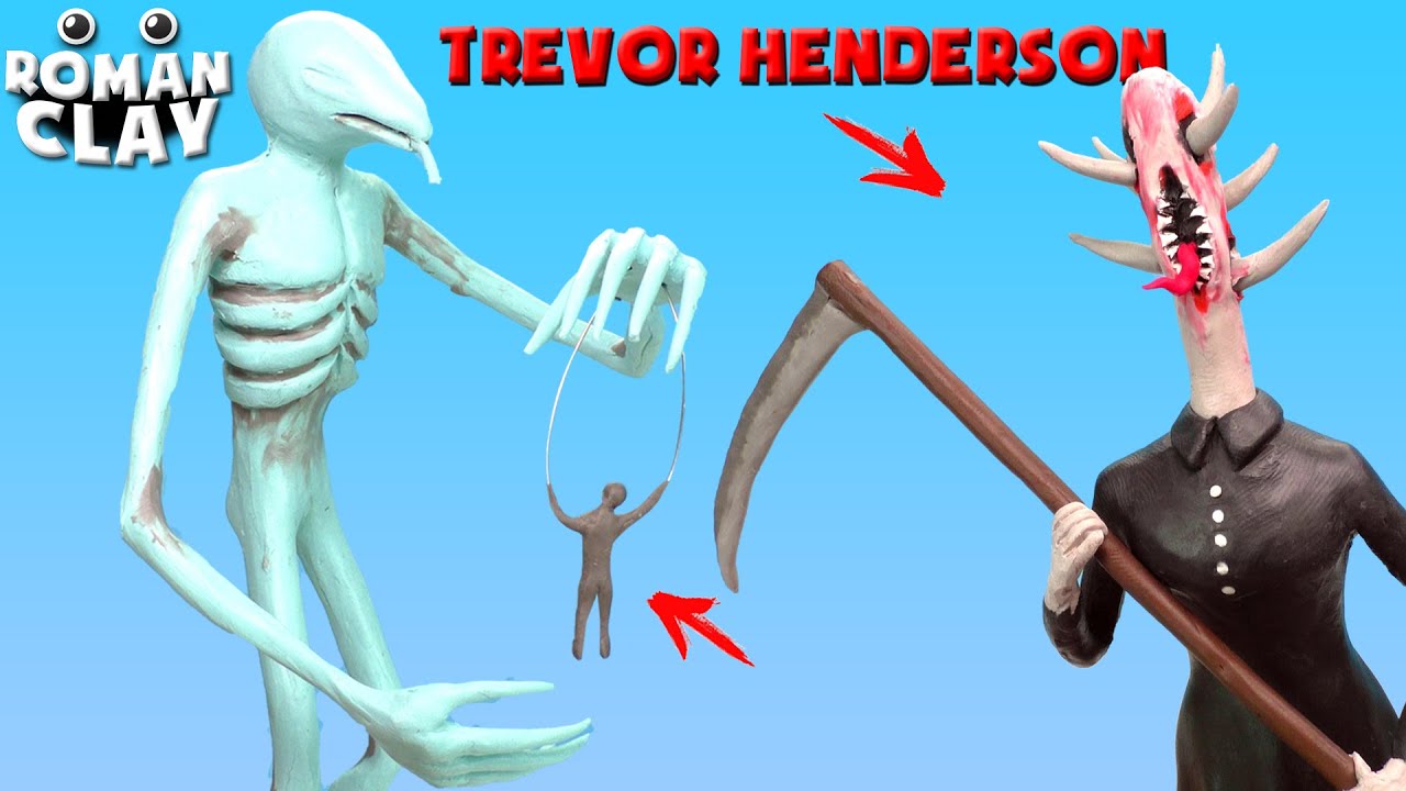 Giant Puppeteer and Cursed Nun with Clay | Trevor Henderson Creature