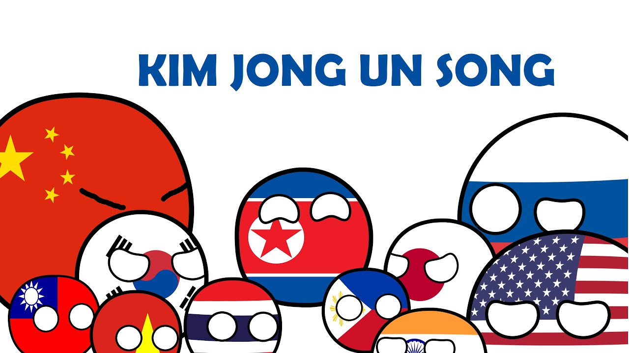 The Kim Jong un song in countryballs