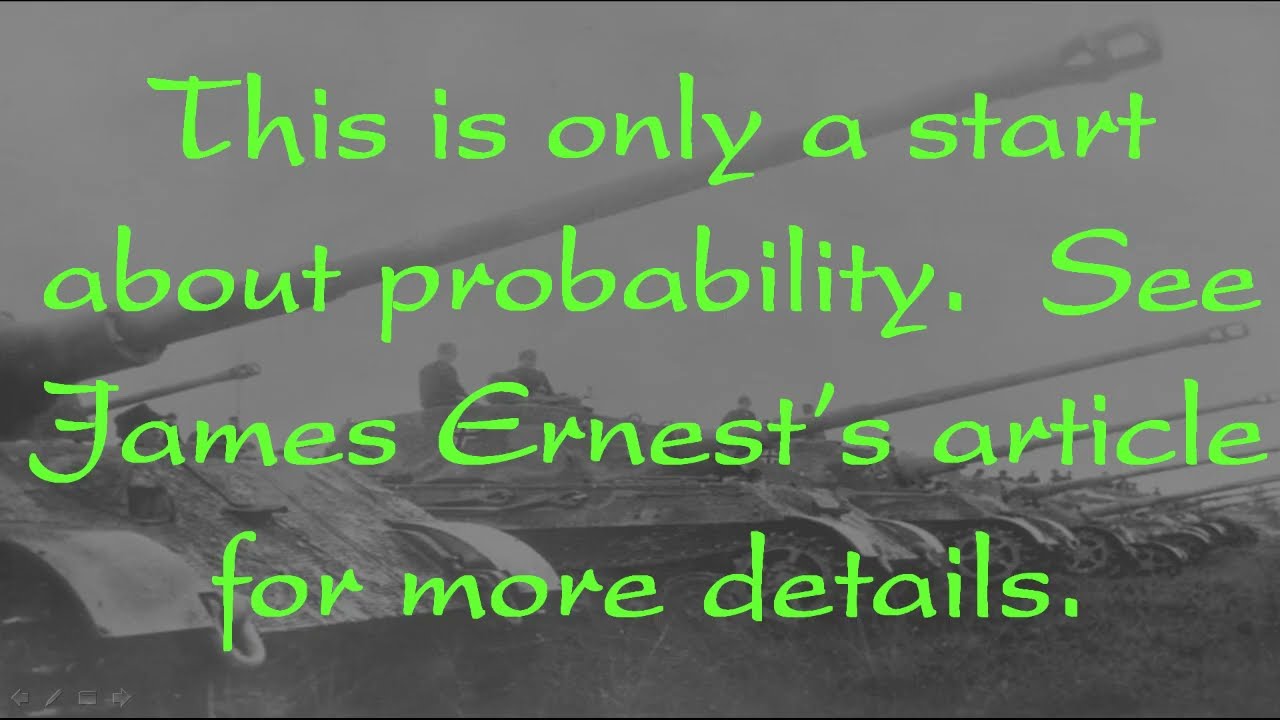 Discussion of Numbers and Probability, Part 2