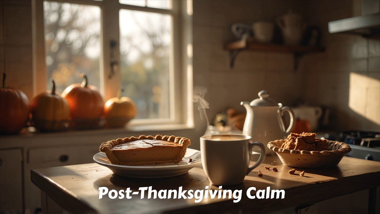 2 Hours of Cozy Morning Ambience | Peaceful Post-Thanksgiving Calm