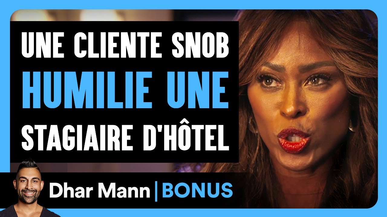 Une Cliente Snob Humilie Une Stagiaire D'hôtel | Dhar Mann Studios