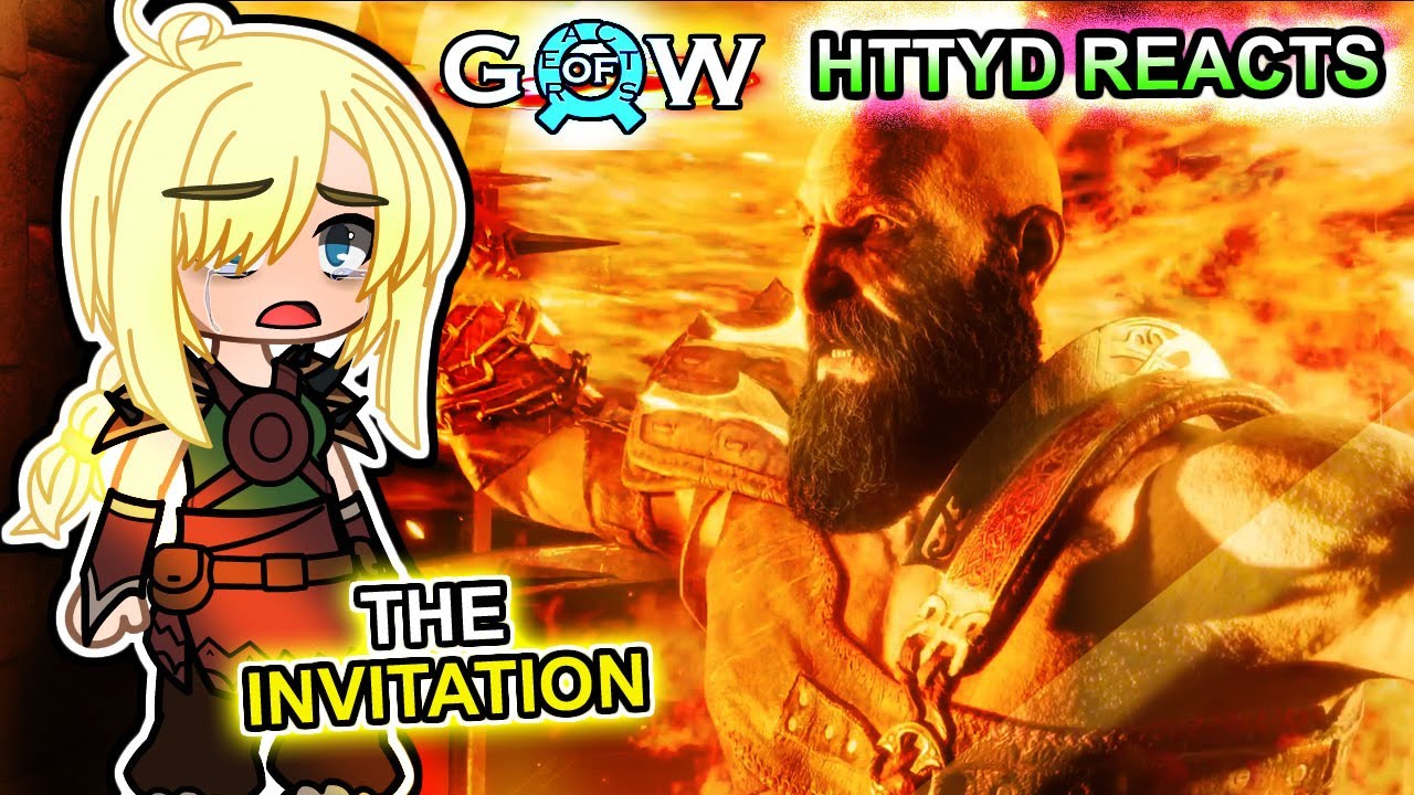 HTTYD Reacts to Hiccup as Kratos Part 49 || GOW Ragnarök ||- Gacha Club React