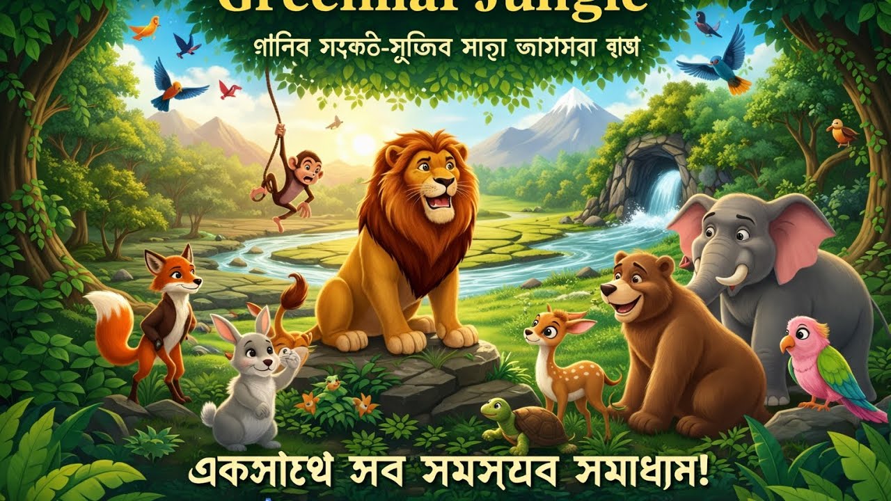 Greenleaf Jungle 🌿 | The Water Crisis & Power of Teamwork | Kids Moral Story