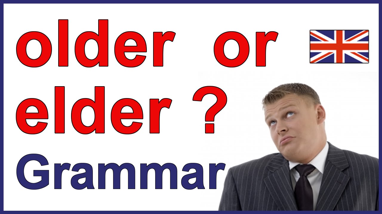 OLDER vs ELDER | English lesson