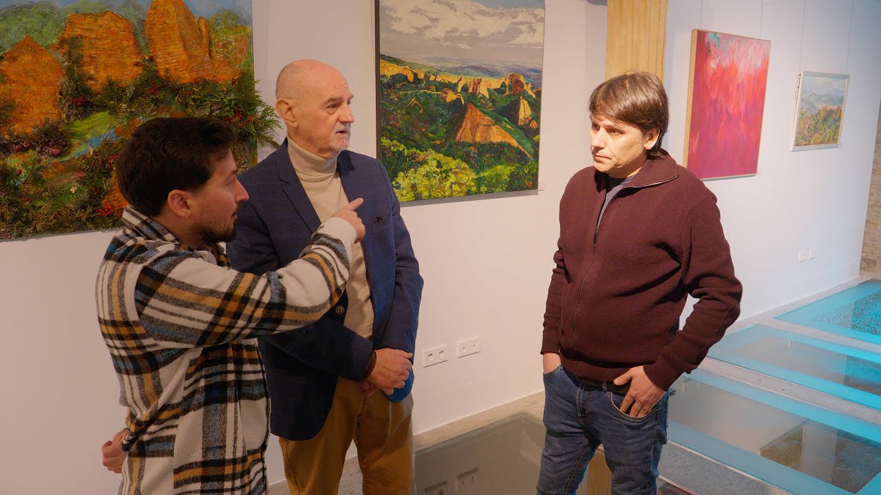 La Asociación de Pintores del Bierzo expone en el MARCA la muestra itinerante 'Las Médulas'