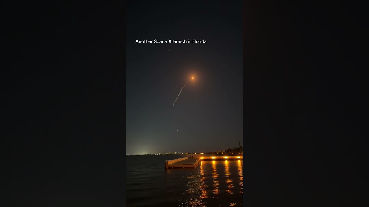 Florida&rsquo;s Space Coast rocket launch #SpaceX 🚀 #Spacelink