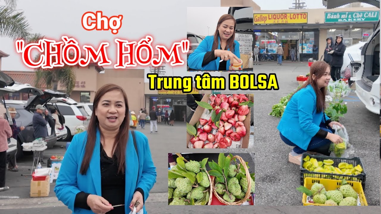 Оживлённый «уличный рынок» в самом сердце Больсы #dungcaliusa #bolsa #littlesaigon