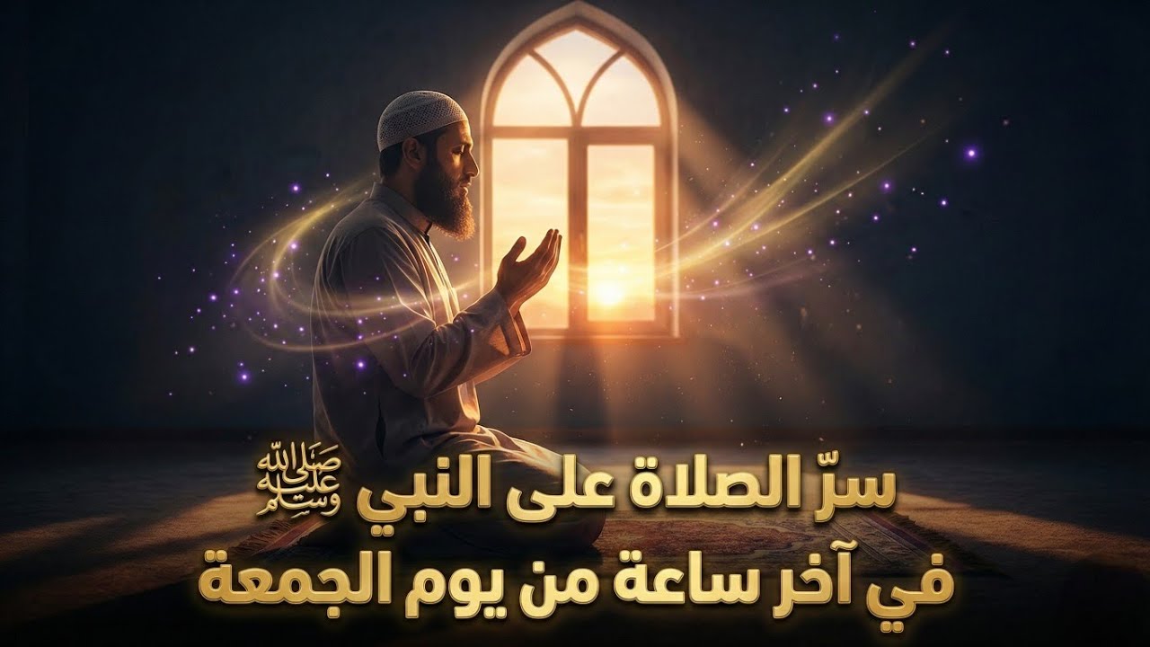 سرّ الصلاة على النبي ﷺ في آخر ساعة من يوم الجمعة | دعوة واحدة غيّرت حياته بالكامل!