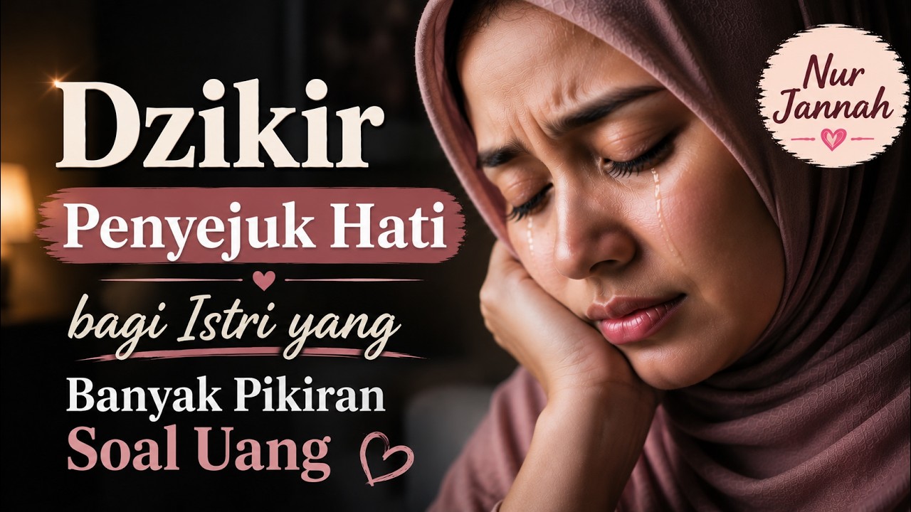 Damai! Dzikir Penyejuk Hati bagi Istri yang Banyak Pikiran Soal Uang. Zikir Pembuka  Pintu Rezeki