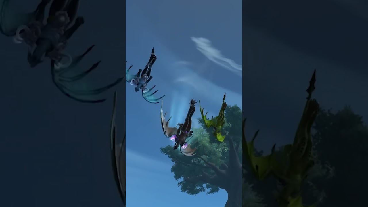 NEW Dracthyr Group Flight Function! #worldofwarcraft #thewarwithin