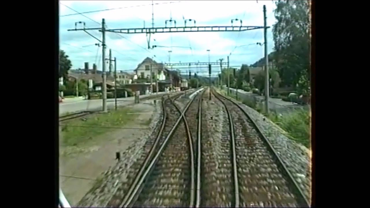 Führerstandsfahrt mit der S41 Bülach - Winterthur