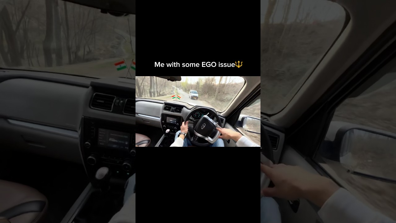 Man with EGO💀 #trending #automobile #scorpio #youtube #pov #offroad #viral