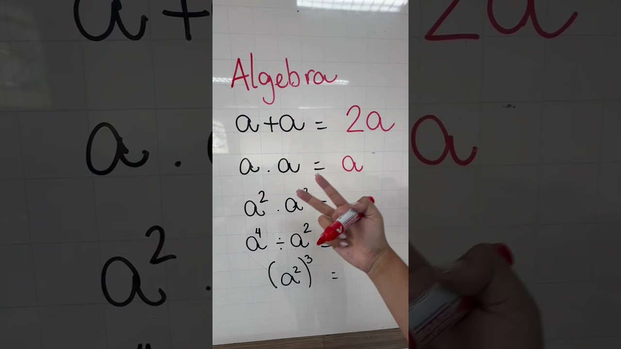&Aacute;lgebra &eacute; t&atilde;o f&aacute;cil #matematica