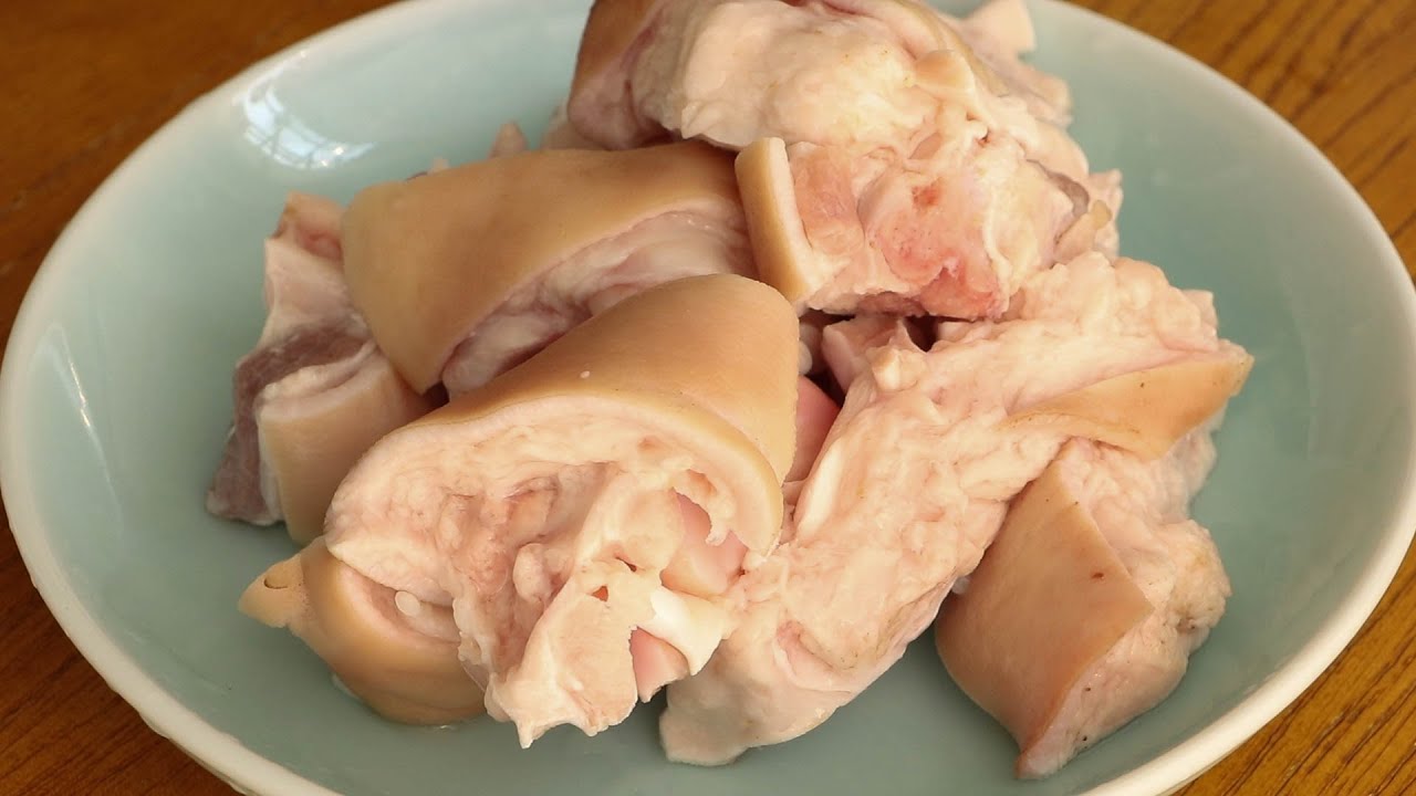 Рецепт китайского супа из свиных ножек с арахисом