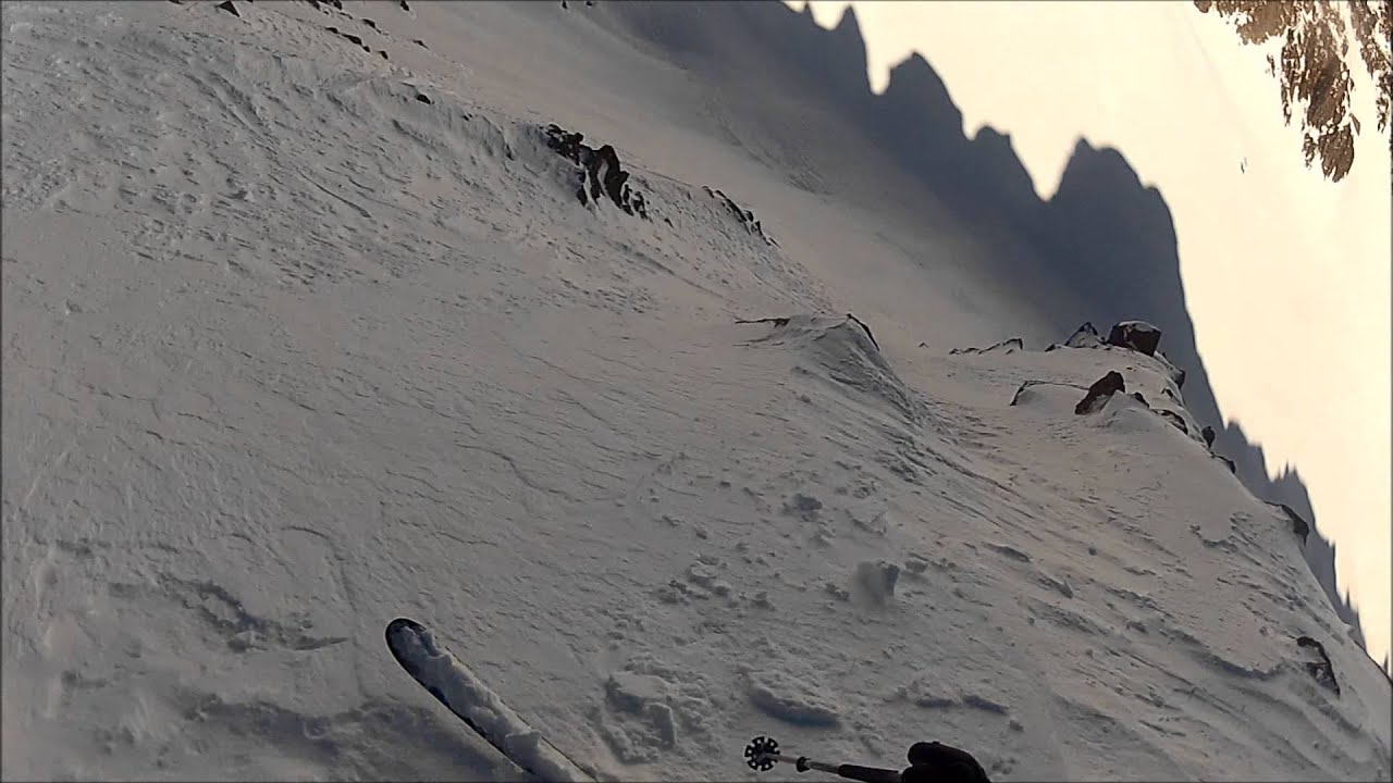 Aiguille Pourrie, north face