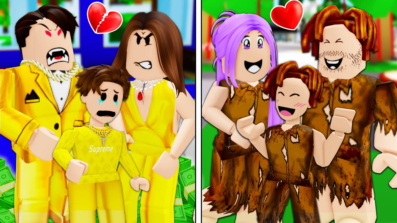 ROBLOX Brookhaven 🏡RP: Reiche Familie Vs. Arme Familie | BrookieLeben