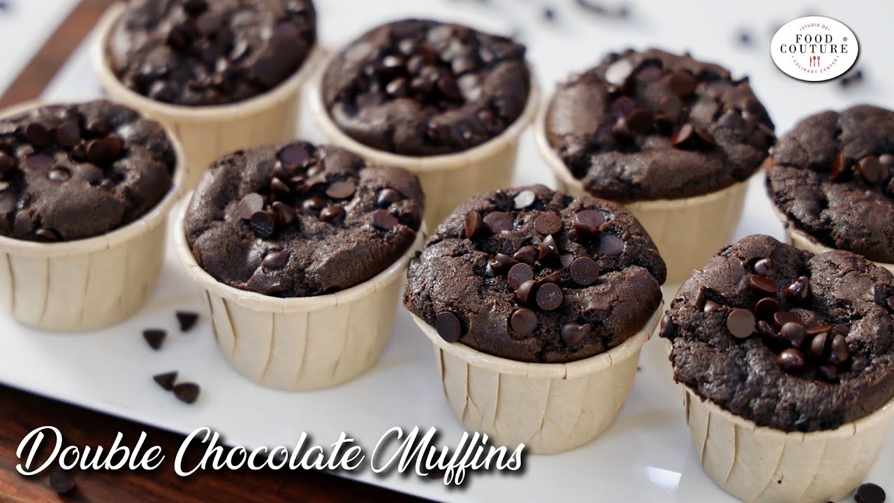 Double Chocolate Muffins | डबल चोक्लेट मफ़िनस | How to Make Chocolate Muffins | Chetna Patel Recipes