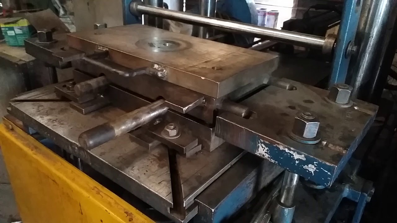 Rubber BUTTERFLY VALVE MAKING Transfer injection molding press BY RUBBMACH