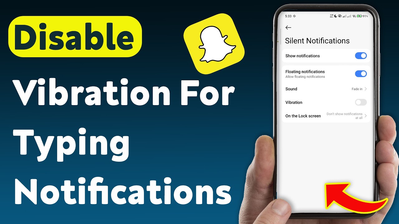 How To Disable Vibration For Typing Notifications On Snapchat (Updated)