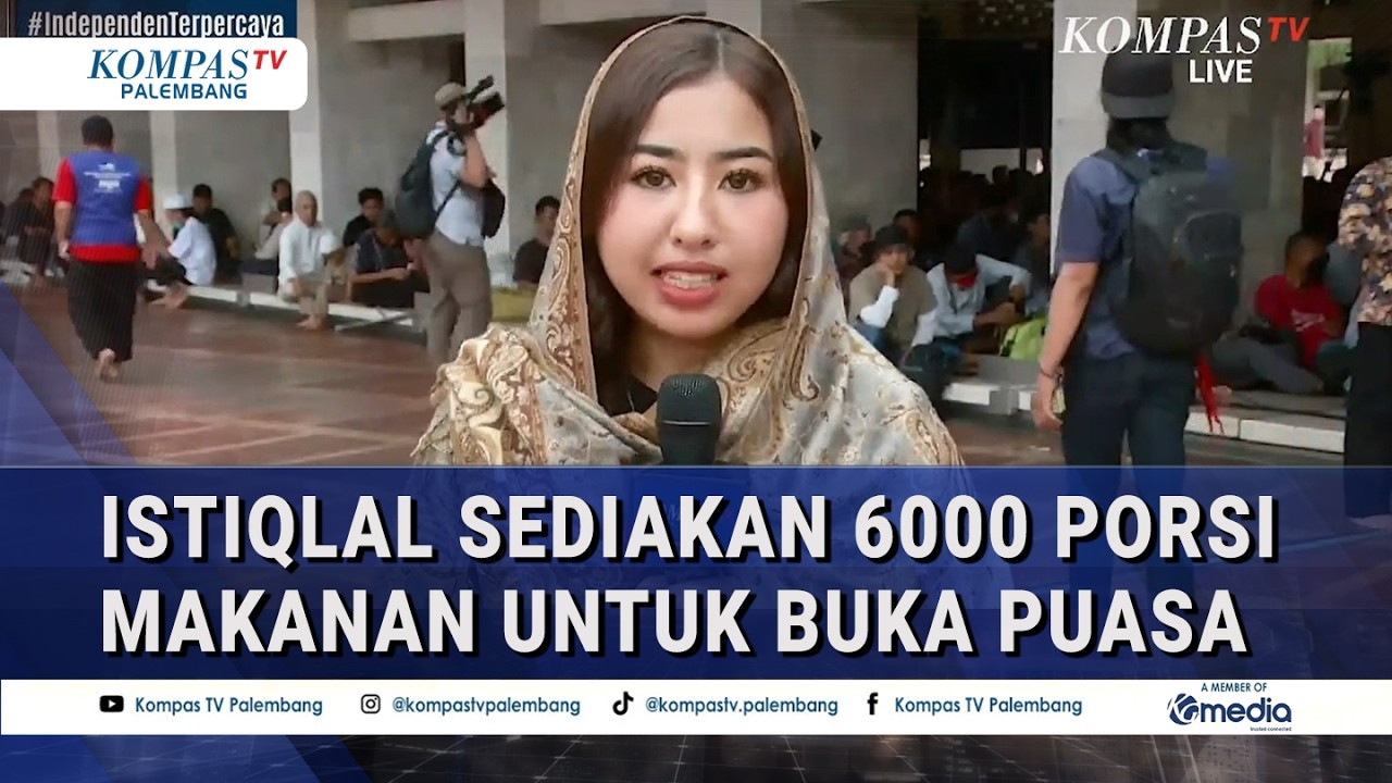Jelang Berbuka, Masjid Istiqlal Sediakan 6000 Porsi Makanan